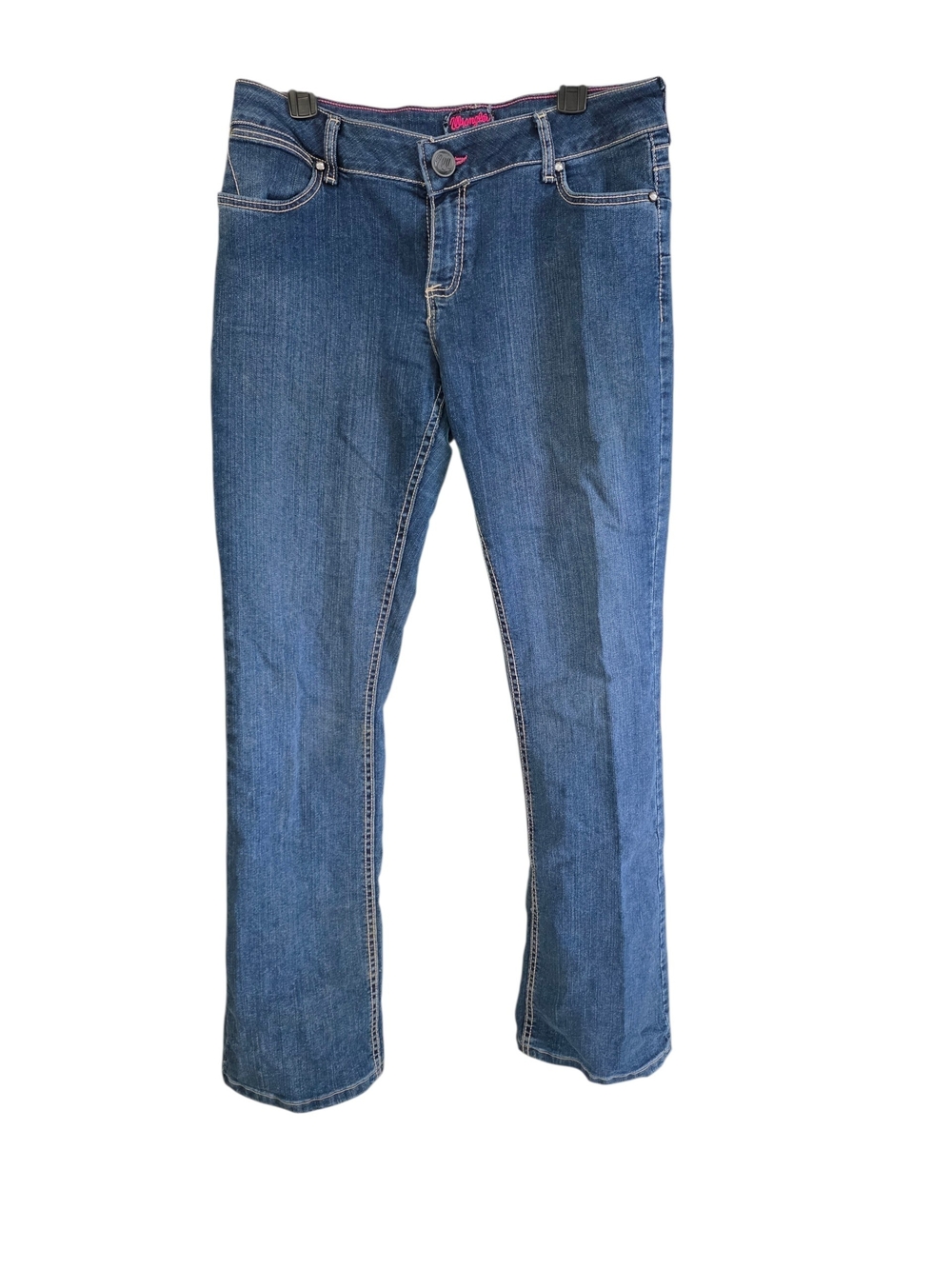 Wrangler Women's Blue Flare Wide Leg Jeans